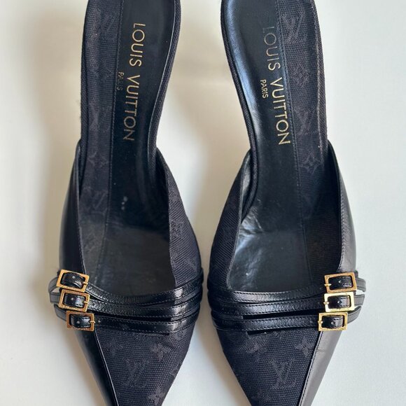 Louis Vuitton Open-back Heels - Picture 1 of 9